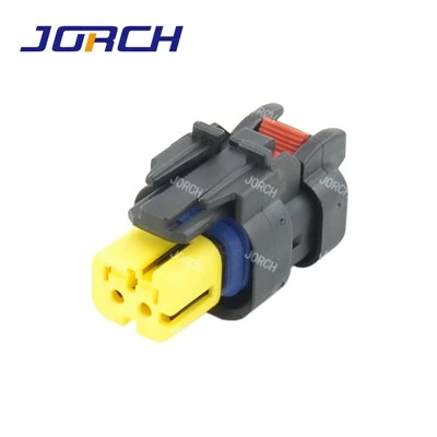 Receptacul negru mamă cu 2 pini Conector impermeabil AMPSEAL seria 16 Conector automat impermeabil 776427-1 DJ7028C-1.5-21 776522-3